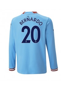 Manchester City Bernardo Silva #20 Fotballdrakt Hjemme Klær 2022-23 Lange ermer